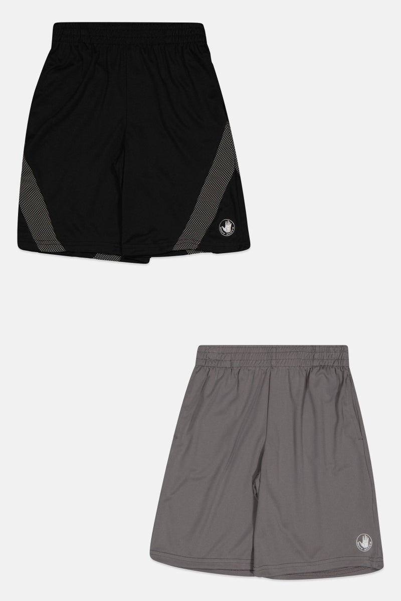 Body Glove Kids Boy 2 Piece Sportswear Fit Training Shorts, Multicolor - Image 3